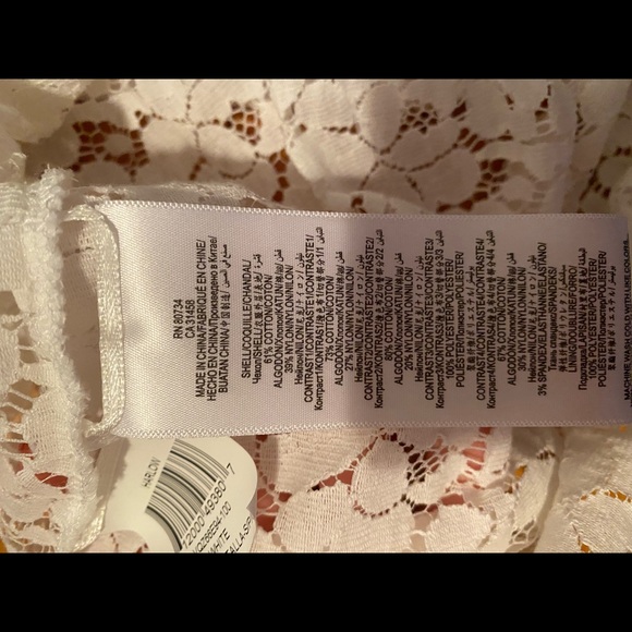 White lace Harlow BCBG dress S - Picture 10 of 11